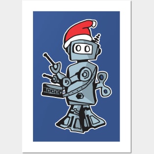 25-Hour Holiday Radio Show robot (solo) Posters and Art